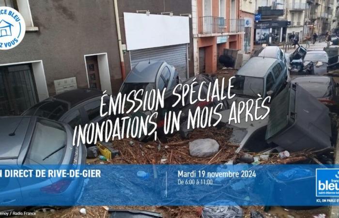 SPECIAL BROADCAST – One month after the floods, France Bleu Saint-Étienne Loire returns to Rive-de-Gier