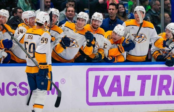 NHL: Roman Josi reaches 700 personal points