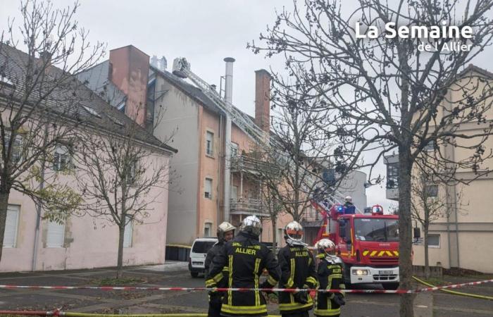 one dead in building fire