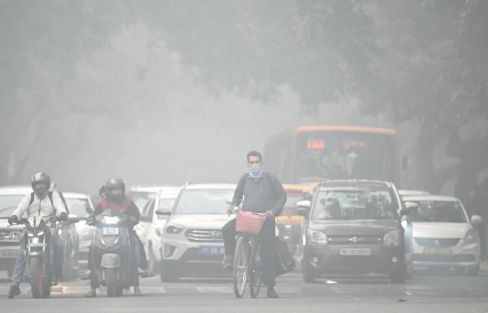 New Delhi: air pollution 60 times higher than standards