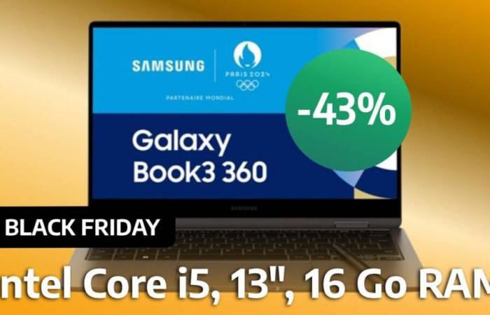 Black Friday: Fnac slashes the price of this Samsung Galaxy Book laptop PC which is at -43%!