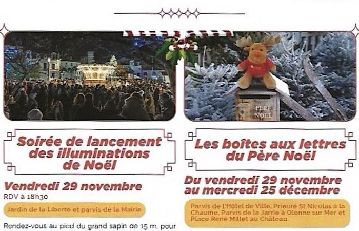 Les Sables-d’Olonne Vendée. Discover all the Sablais Christmas festivities from November 29, 2024