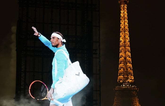 the images of the tribute to Rafael Nadal in the heart of Paris