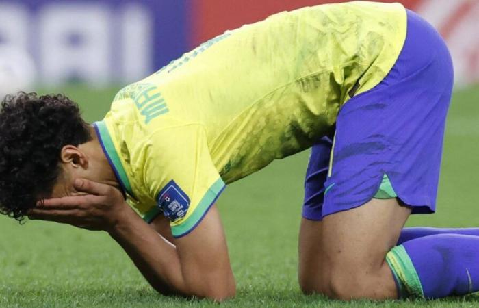 the heartfelt cry of Marquinhos