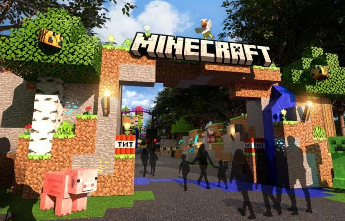 Minecraft, the best-selling video game of all time, is building its future in amusement parks – Libération