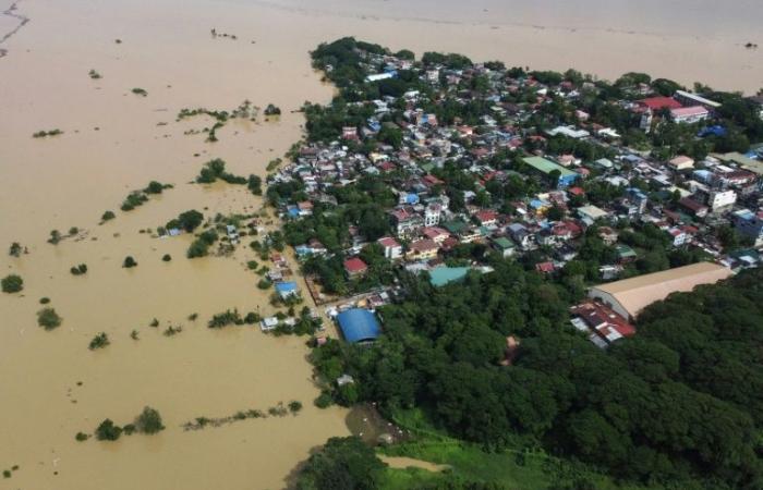 thousands of houses flooded in floods linked to Typhoon Man-yi