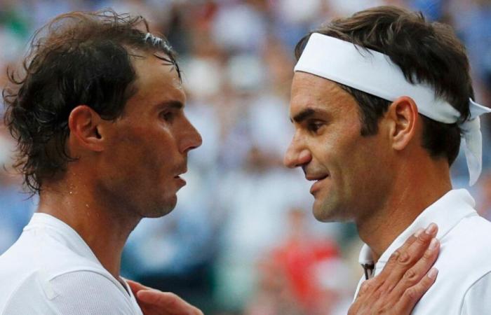 Roger Federer’s emotional tribute to Rafael Nadal – and his underwear tugs