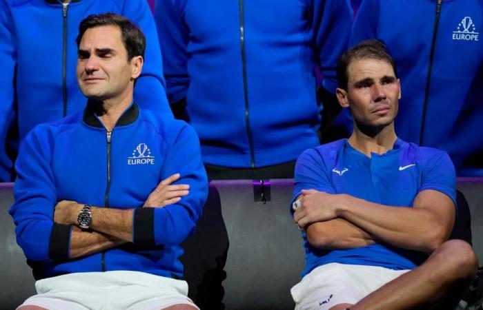 Roger Federer’s emotional tribute to Rafael Nadal – and his underwear tugs