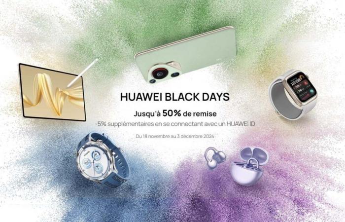 Huawei offers up to 50% off for Black Friday