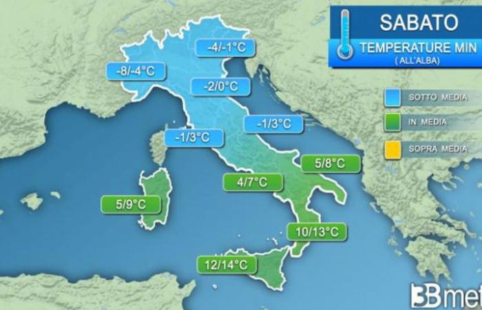 First disturbance from Northern Europe hits Italy: storms and temperature changes expected