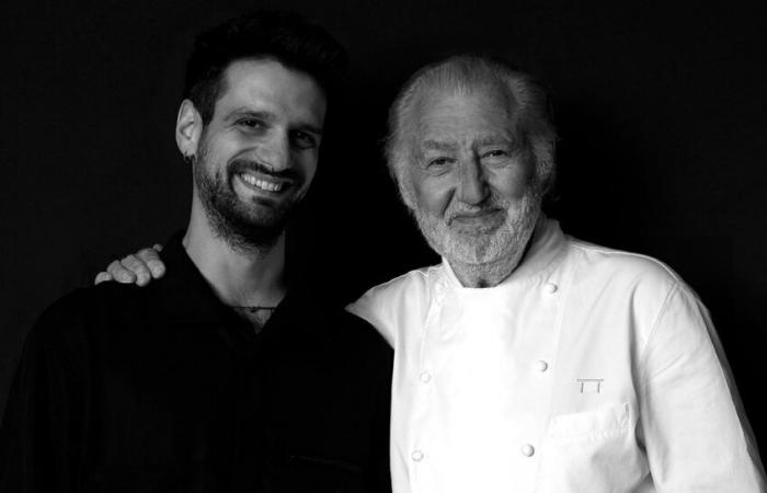 Pierre Gagnaire invites Clotaire, finalist of Top Chef, for a dinner event