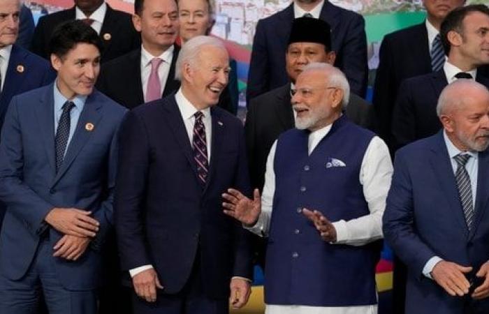 PM Modi, Justin Trudeau, Joe Biden captured in one frame in G20 family photo in Brazil’s Rio | Latest News India