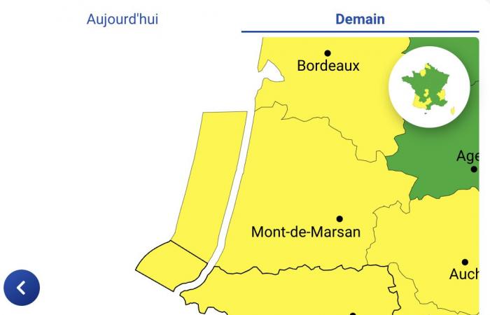 Weather alert – Hautes-Pyrénées, Gers, Haute-Garonne, Ariège, Pyrénées-Atlantiques and Landes on yellow alert for violent winds and snow in the mountains Wednesday November 20