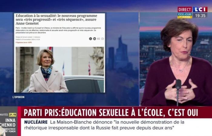 Les Partis Pris: “Sex education at school, it's yes”, “Planes, China is involved” and “Berlin, the sentence that shocks” – 24 h Pujadas, the news in questions