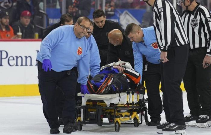 News from the referee who left on a stretcher last night