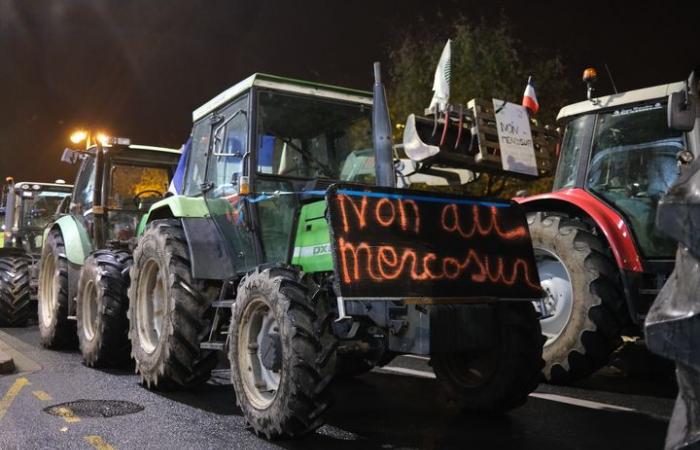 in Dordogne, farmers organize a barbecue to raise awareness about the agreement with Mercosur