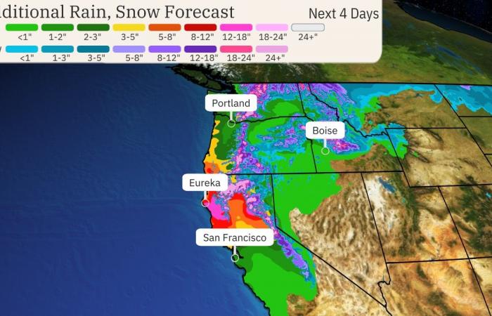 Pacific ‘Bomb Cyclone’ Ushering In Strong Atmospheric River To West