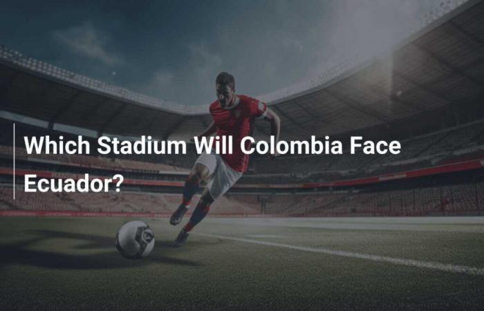 Which stadium will host Colombia against Ecuador?