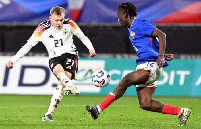 the French U21 team snatches a painful draw against Germany!