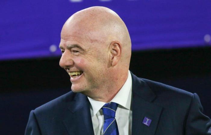 Football: Gianni Infantino had his name engraved on the Club World Cup trophy