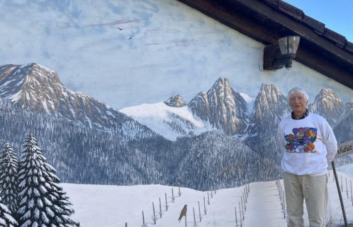 Radio Chablais – For the painter Willy Läng, the village of Château-d’Oex is a life-size canvas