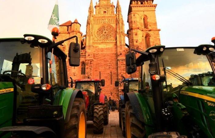 DIRECT. Anger of farmers against Mercosur: tractors are converging again towards Rodez, follow this new day of mobilization