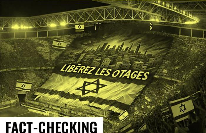 this tifo “Free the hostages” was generated by artificial intelligence » The Highlighters