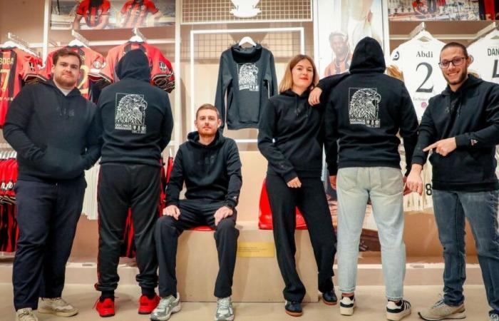 PHOTOS – OGC Nice unveils a hoodie designed by its supporters