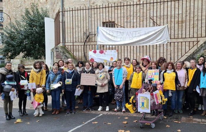 “Early childhood professions are no longer a dream”, in Figeac, nearly forty professionals are mobilizing to demand more recognition