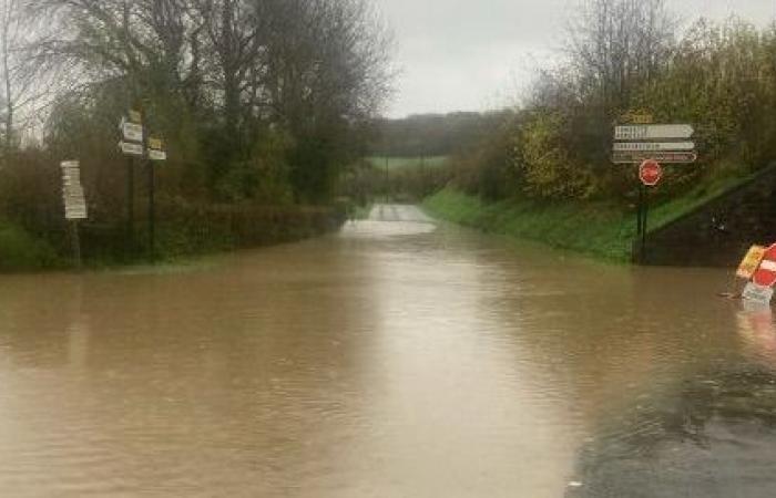 Several roads flooded after heavy rains in Pas-de-Calais