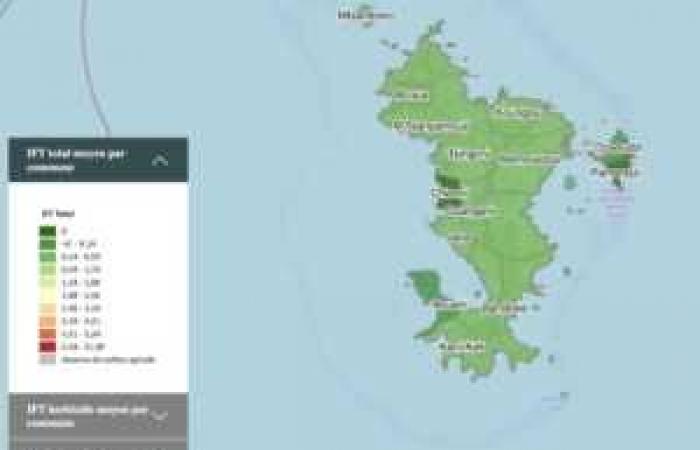 With the Adonis card, discover the rate of pesticide use in your municipality