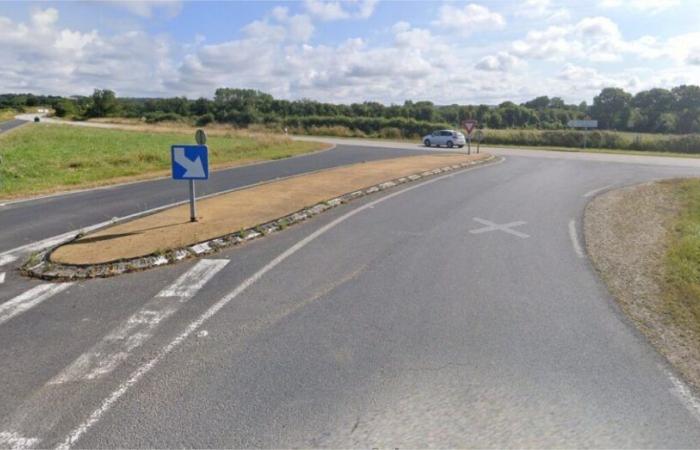 Several months of work to build a roundabout on this busy route in Cotentin