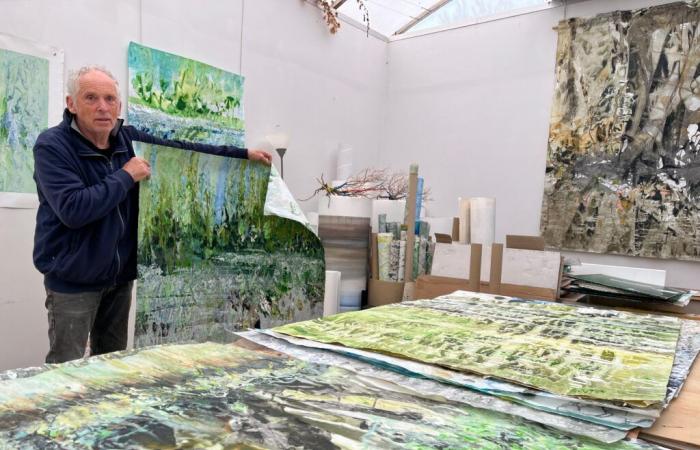 Watercolor artist Gérald Kerguillec opens the doors of his studio