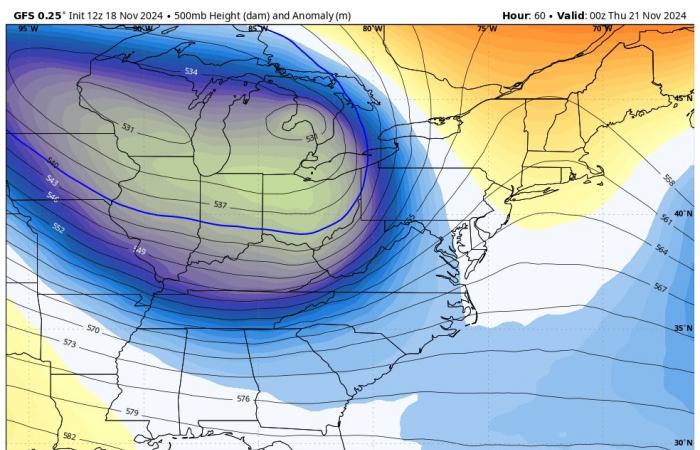 Winter Storm Watch Starts Thursday For Mountains And Some Snow Showers Into Central Maryland