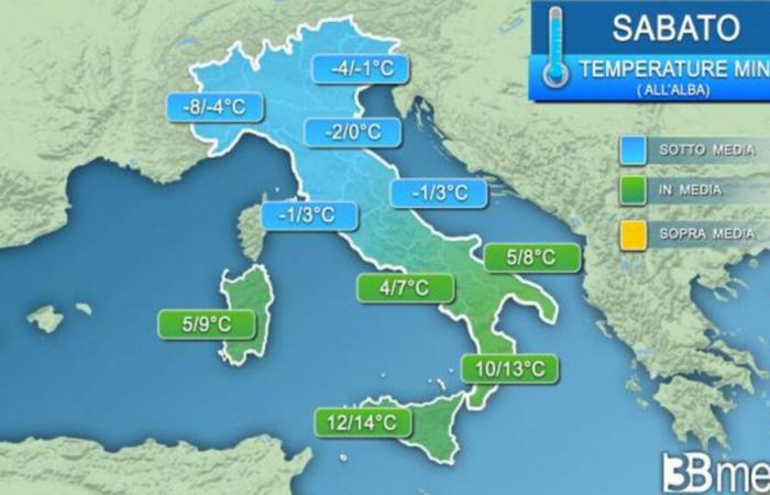 First disturbance from Northern Europe hits Italy: storms and temperature changes expected