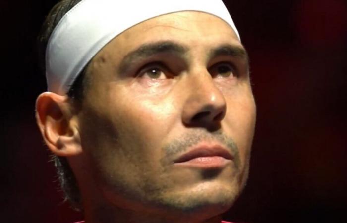 the immense emotion of Nadal, in tears before his potential last match