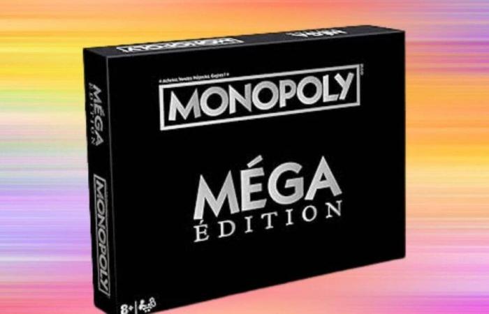 Bigger and more fun, find the Monopoly Mega game for less than 40 euros on Amazon