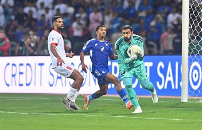 Live match between Jordan and Kuwait today (1-1) in the World Cup qualifiers