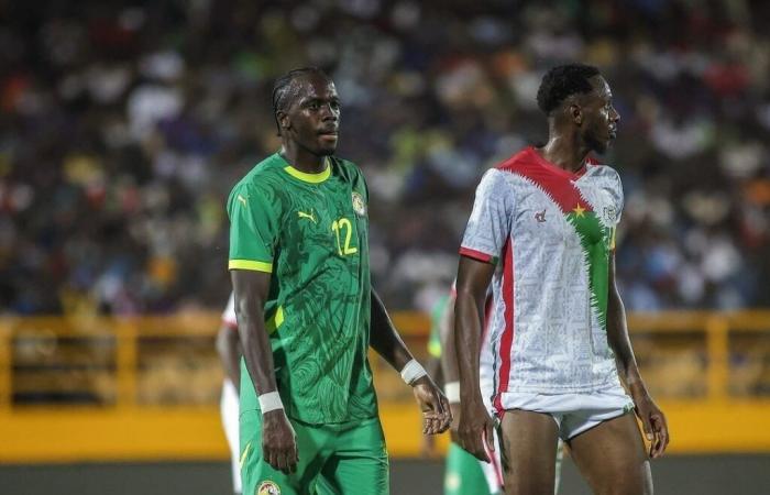 The official line-up of the Lions against Burundi with Abdou Diallo and Chérif Ndiaye