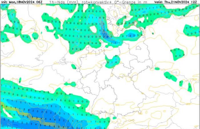 Could heavy winter showers provide a snow surprise on Wednesday?