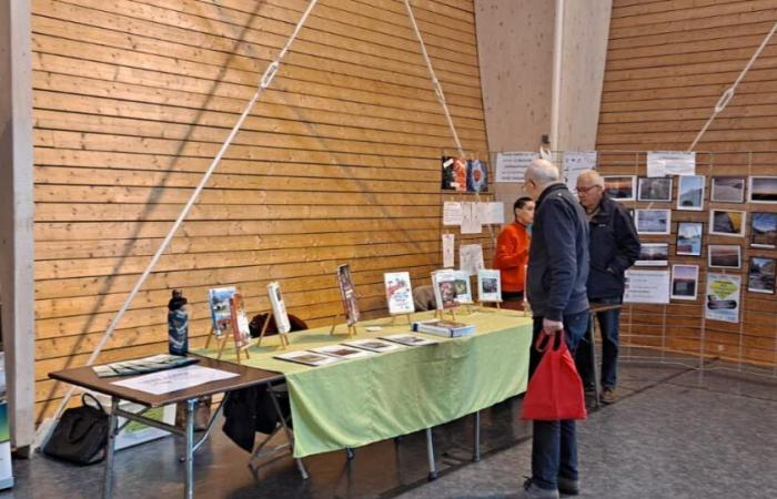 Pond-sur-Arroux. The Nature and Forest High School of Velet present at the book fair in Étang-sur-Arroux