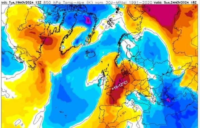 A quick changeover to extremely mild autumn weather beckons