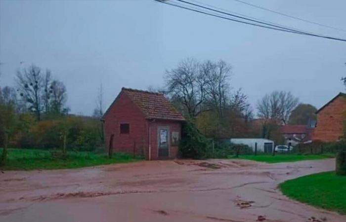 Torrential rains in the Vimeu: Maisnières under water