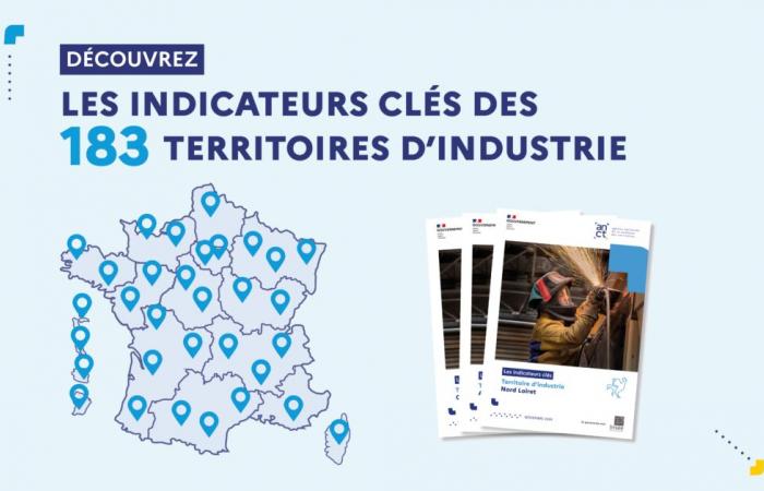 The ANCT publishes the “Territories of Industry” portraits in partnership with INSEE.