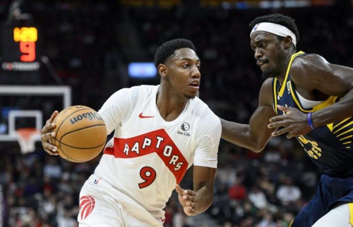 Poeltl, Barrett help Raptors beat Pacers 130-119 to snap seven-game losing skid