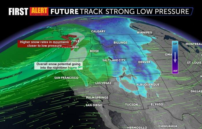 Gradually warmer this week as a major storm approaches NorCal