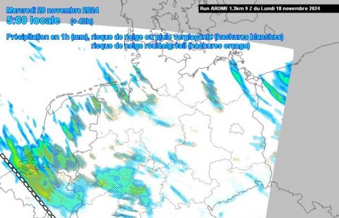 Could heavy winter showers provide a snow surprise on Wednesday?