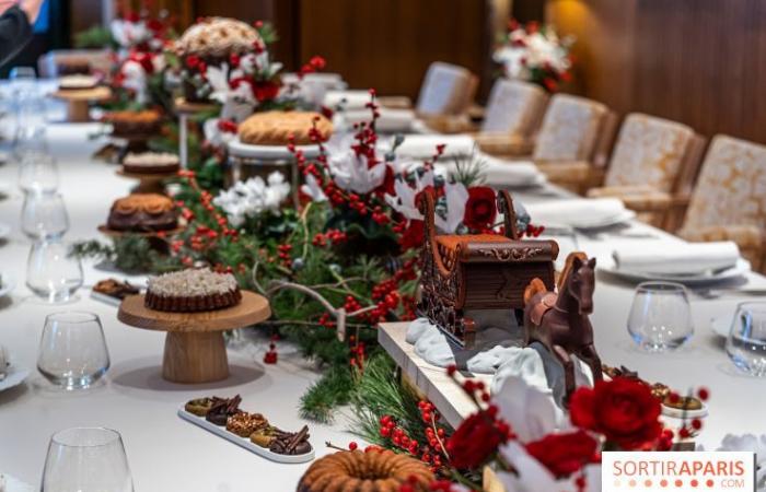 The enchanted sleigh: the magical Christmas log at Cheval Blanc Paris 2024