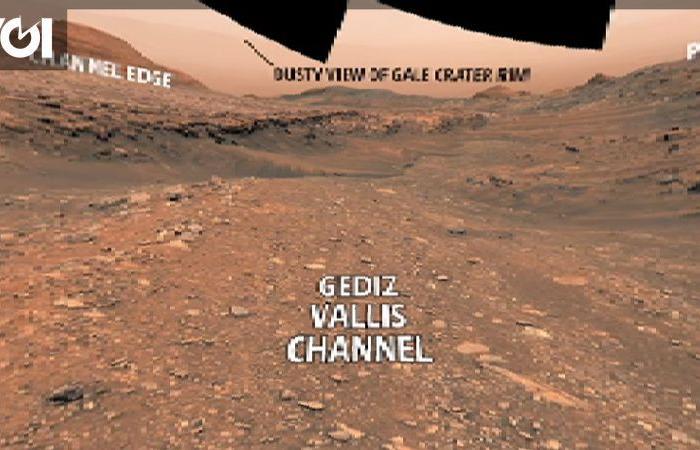 NASA's Curiosity rover will leave Gediz Vallis, the foundation of the dry river on Mars