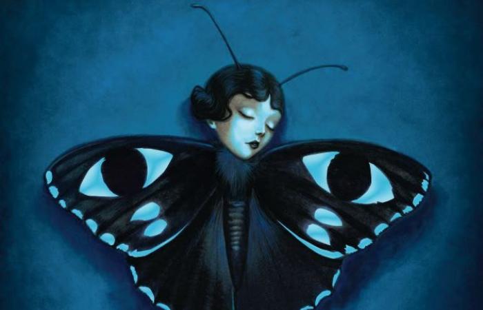 Benjamin Lacombe presents “Papillon Noir”, a free exhibition at the Galerie Gallimard